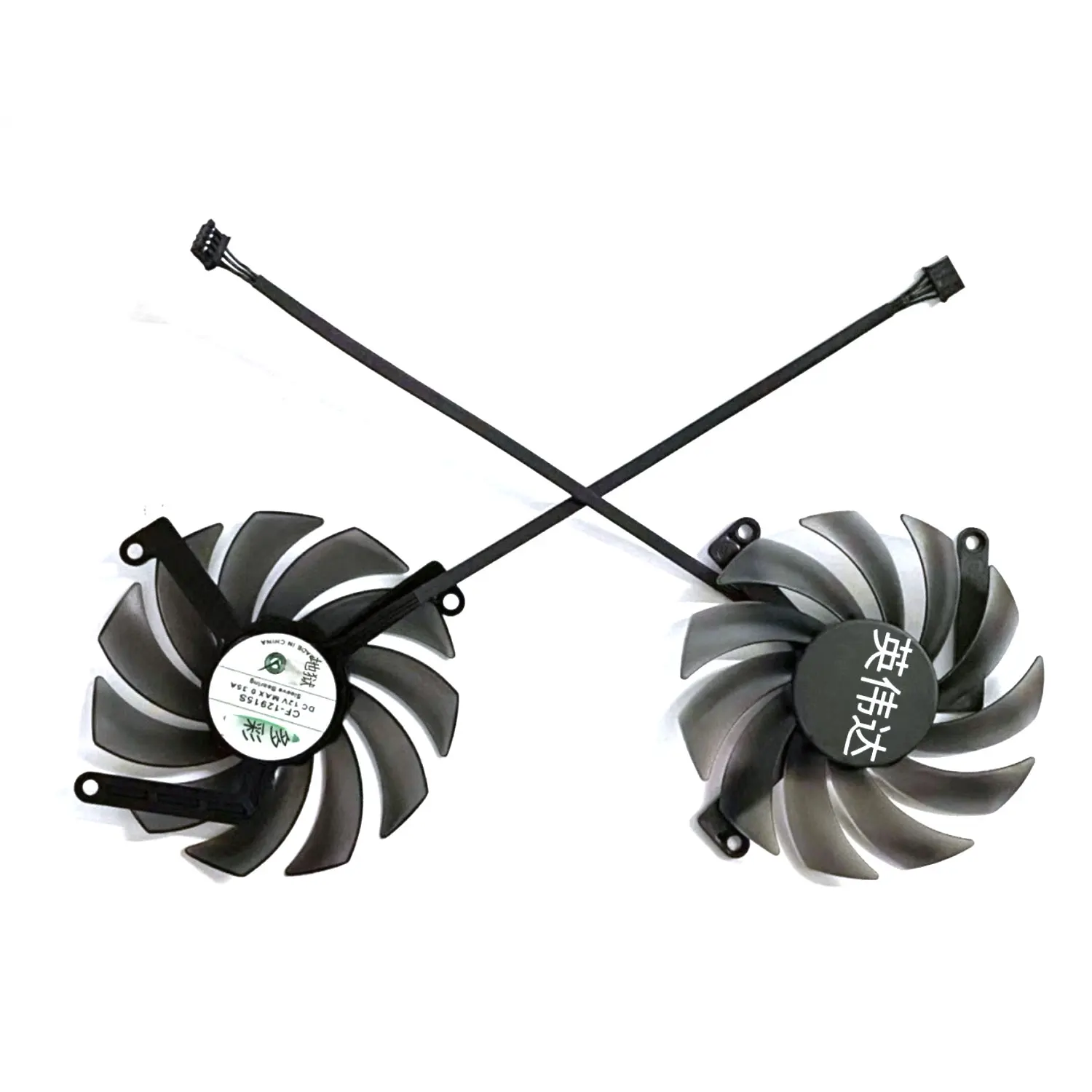 

For INNO3D GeForce RTX4070 12GB Twin X2 OC graphics card 85MM 4PIN CF-12915S RTX4070 GPU fan