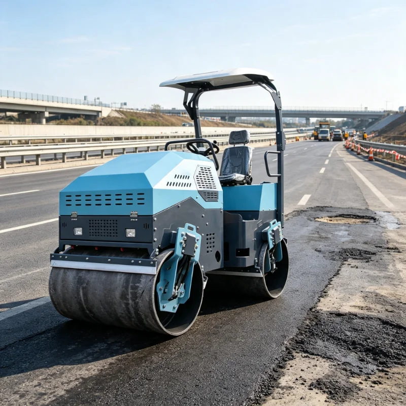 New 2 Ton 3 Ton 4 Ton Road Roller Double Steel Wheel Vibration 330 kg To 550 kg Small Asphalt Roller Compactor Machine
