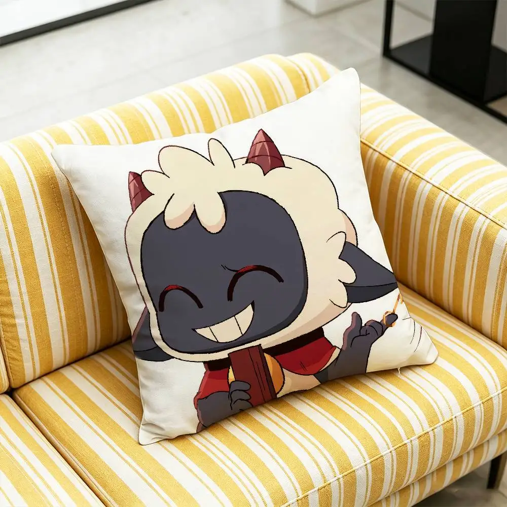 For Cult Of The Lamb Throw Pillow Cover Case Custom Decorative Pillowcase Accent Cushion Covers  DIY Gift