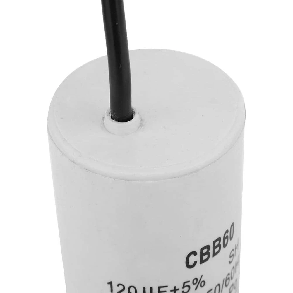 Condensador CBB60 120UF 250V para Motor, Generador, Compresor, Ventilador de Agua, Aire Acondicionado, Componente Electrónico