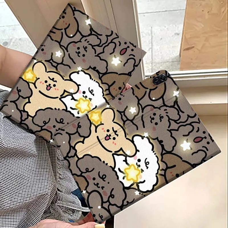 

Cartoon dog pattern For Huawei MatePad M5 T5 SE 11 Pro Honor Tab 5 V7 V8 X9 GT 10.1 10.8 Inch Tablet Case