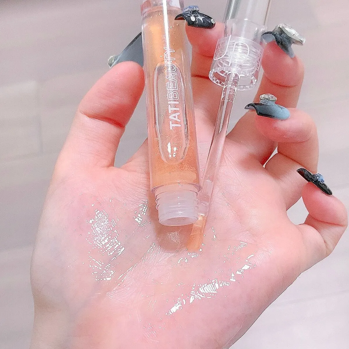 Lip Oil Uuny Transparent Water Gloss Lip Honey Female Moisturizing Lip Glaze Mirror Toot Glass Lip Gloss Student