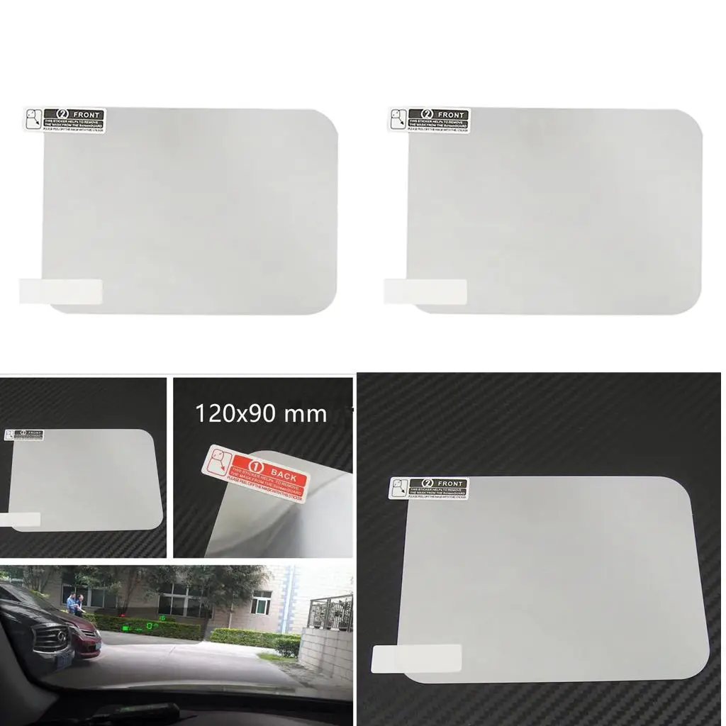 HD HUD عاكس فيلم شفاف PET حامي الشاشة المضادة للوهج لعرض هاتف السيارة رئيس يصل