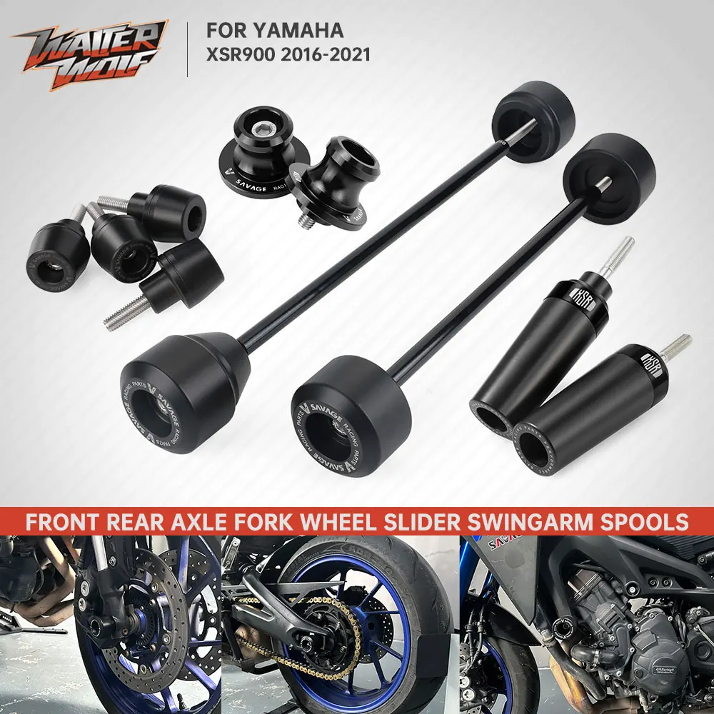 

2016-2021 XSR 900 рама обтекатель кузова слайдер для YAMAHA XSR900 ось вилка шпиндель колеса ползунки маятник катушки винт