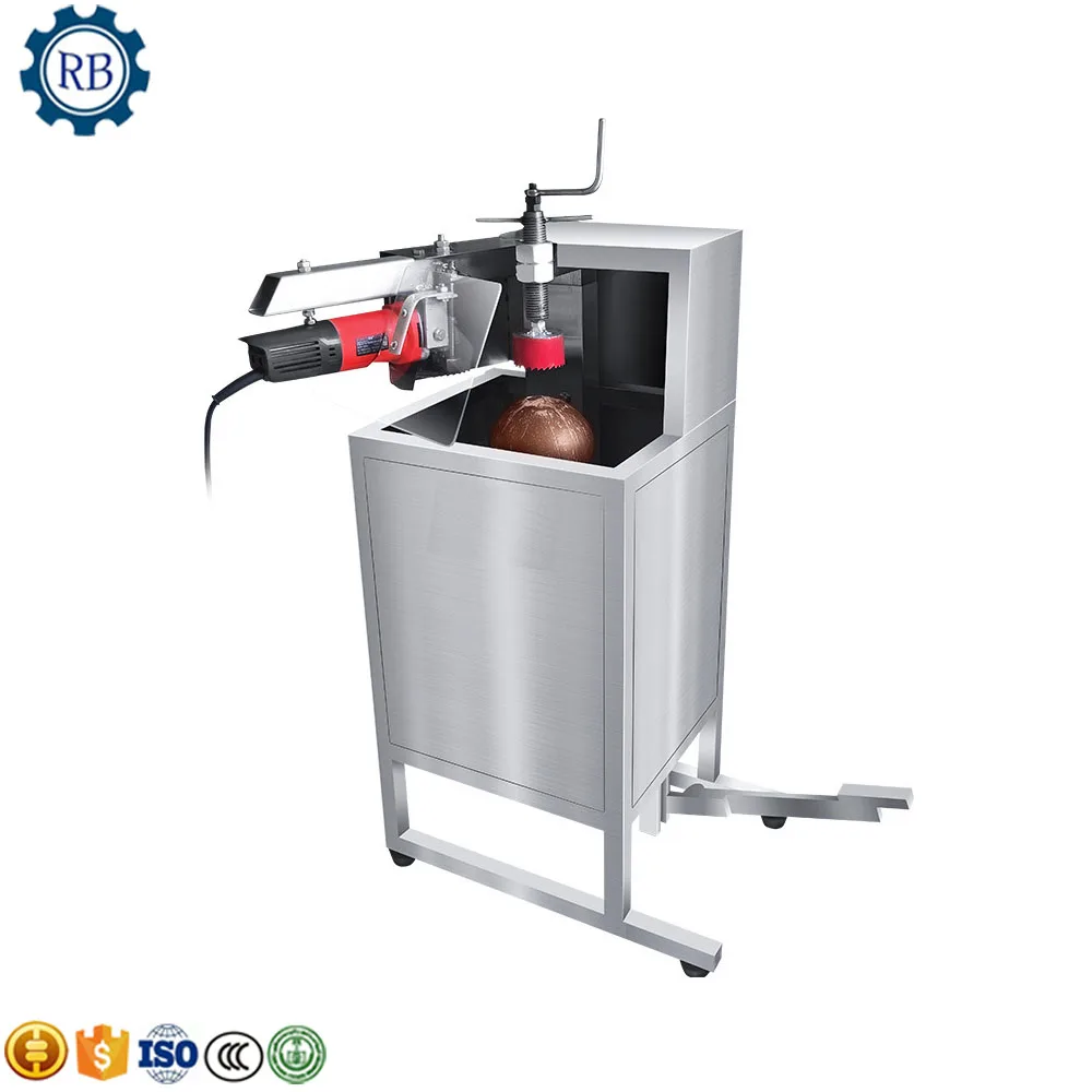 Best Selling coconut top opening machine green coconut opener tool/manual coconut hole opening machine