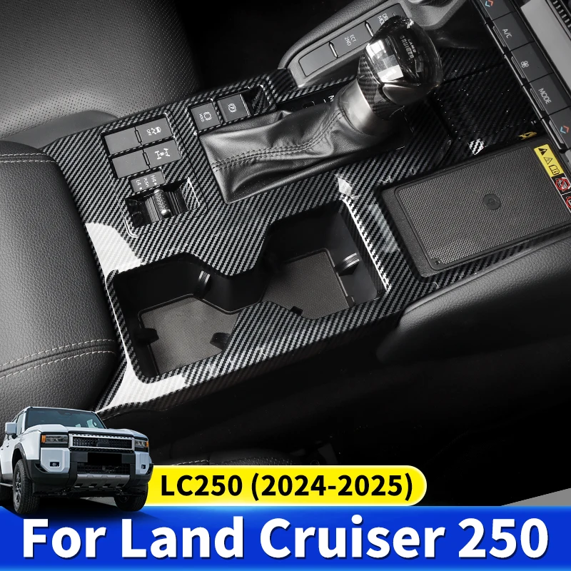 

For 2024 Toyota Land Cruiser 250 1958 Prado Lc250 J250 Central Control Panel Gear Decoration Cover Internal Upgraded Accessories