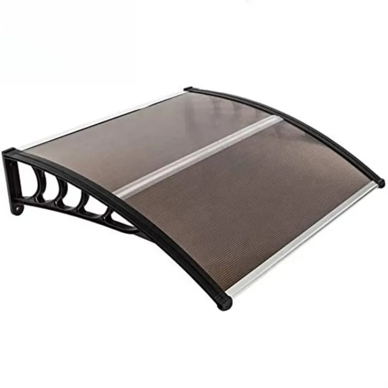 High quality sunshade rainproof polycarbonate aluminum sunshade doors and windows awning