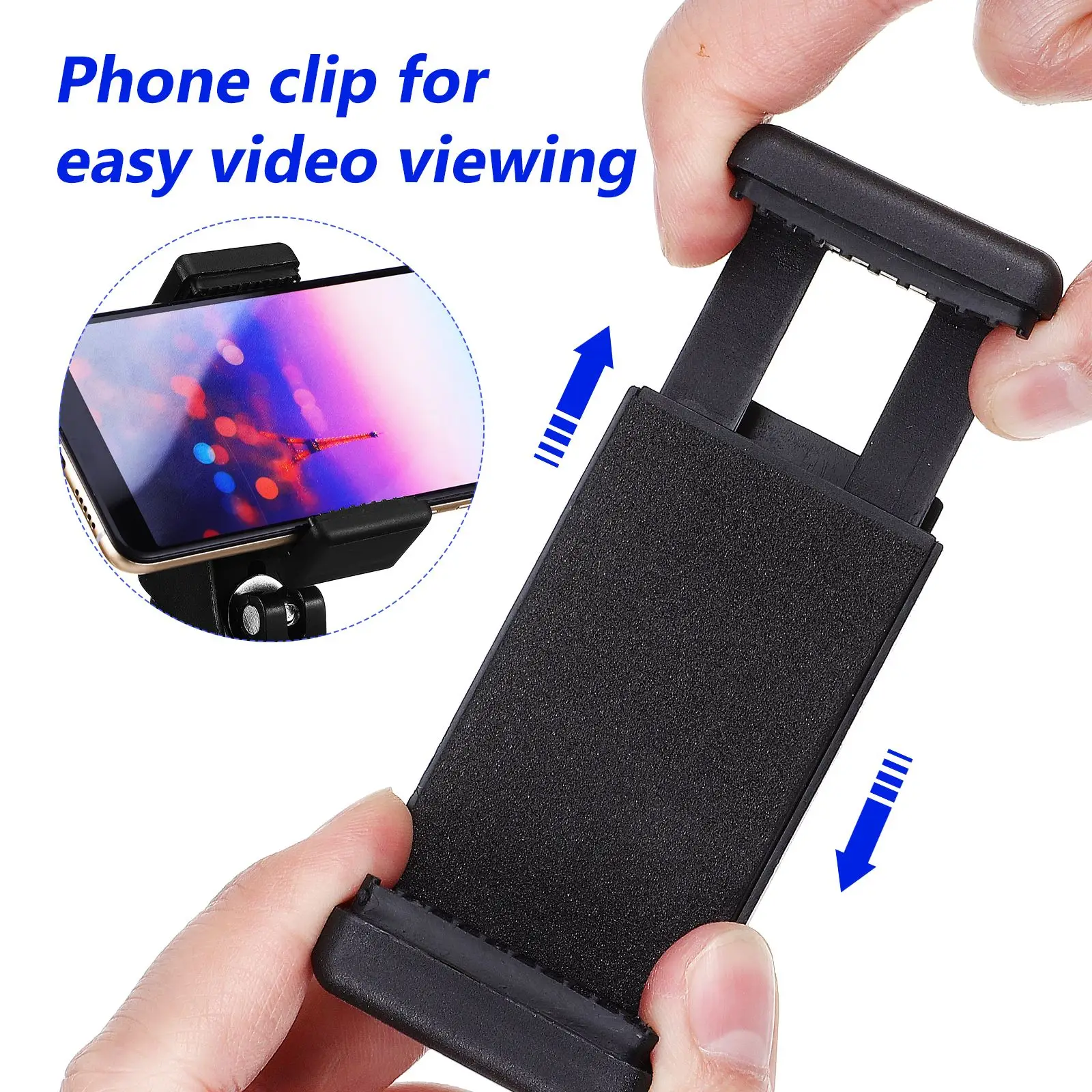 1 set verstelbare telefoonmicrofoonstandaard 180 °   Microfoonstandaard Telefoonhouder Telefoonclip Telefoonhouder Microfoonstandaard Microfoonklem Telefoon