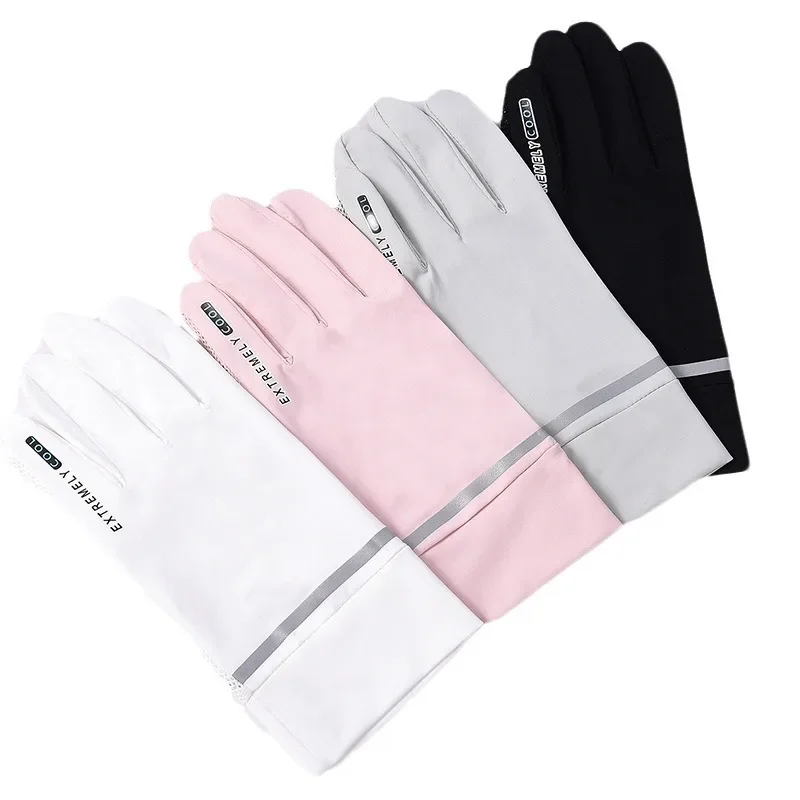 Женские модные перчатки, летние кружевные лоскутные перчатки, противоскользящие солнцезащитные перчатки для вождения, короткие тонкие перчатки в горошек, женские этикетные перчатки