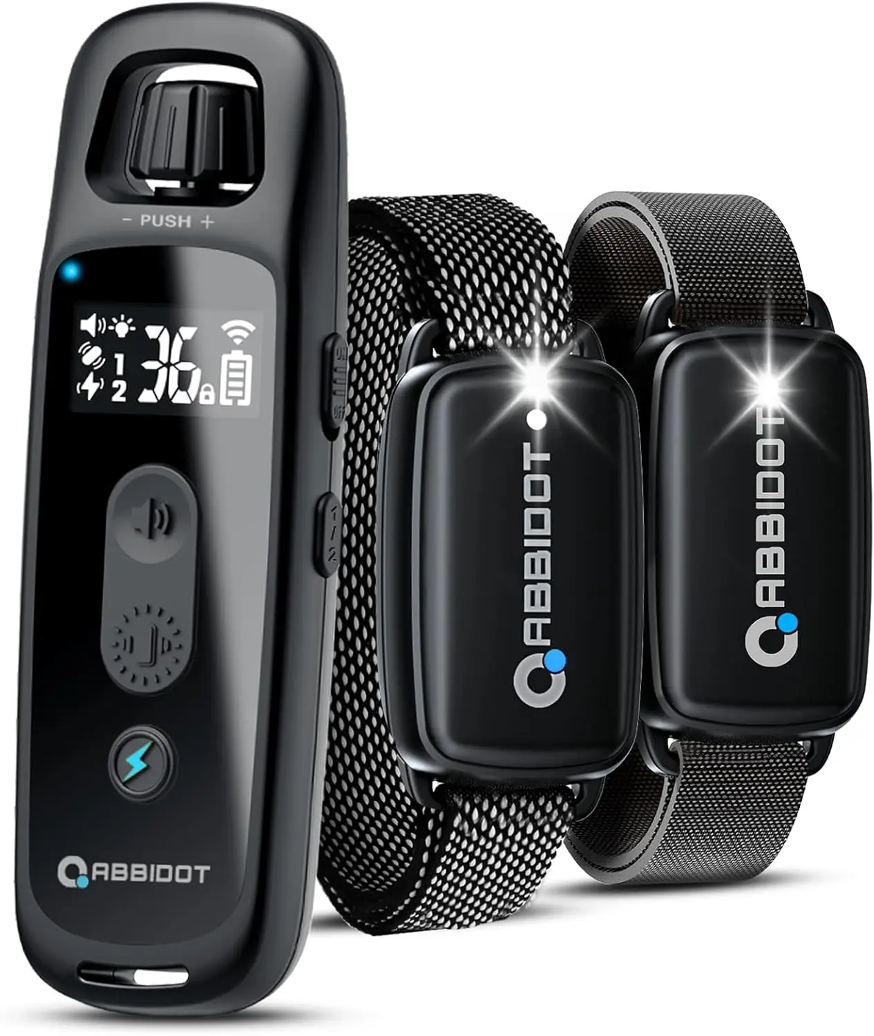 

Dog Shock Collar, 3300 FT Dog Training Collar with Remote, IPX7 Waterproof with 4 Training Modes, Rechargeable E-Collar for