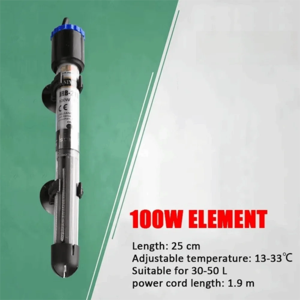 

Automatic Fish Tank Heating Rod Adjustable Temperature Explosion-proof Aquarium Heater Precise Control with Sucker