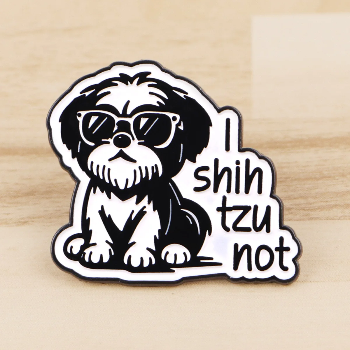 Cool Animal Quotes Enamel Pin Cartoon Dog Badges on Backpack Women's Brooches Hat Lapel Pins Cosplay Accessories Gifts