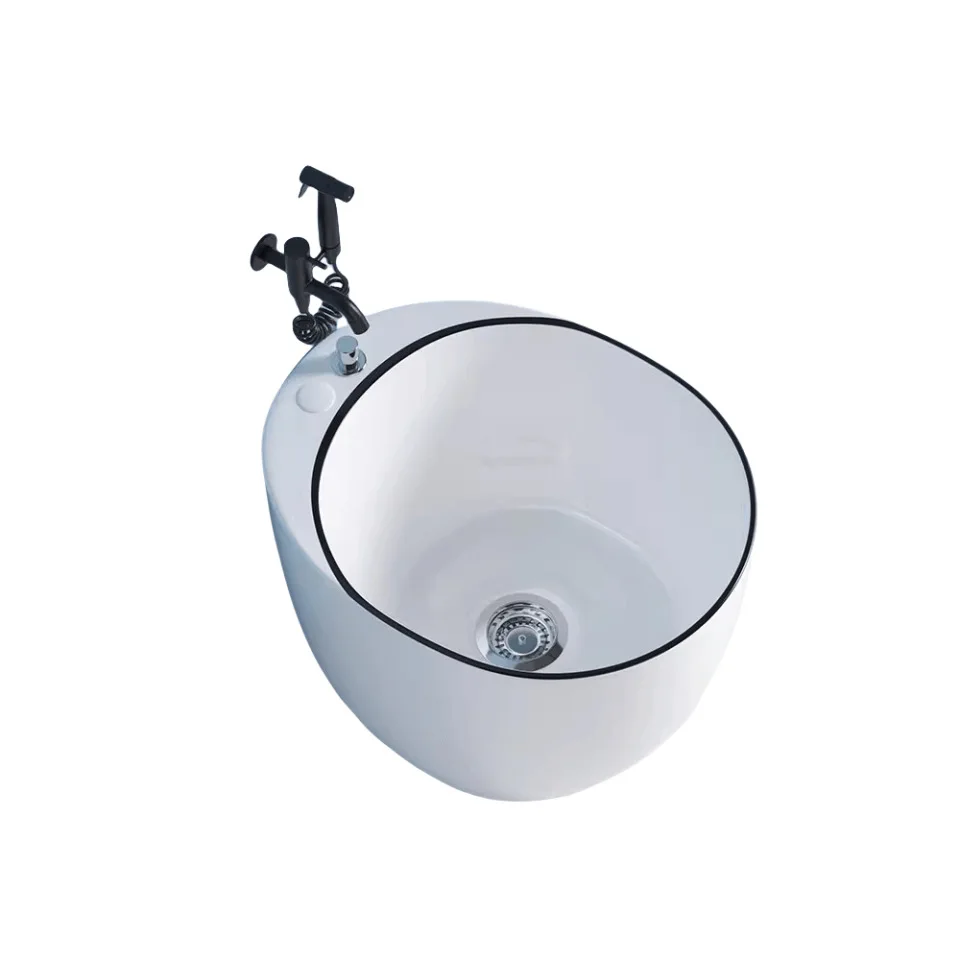 LH foot bath deepening ceramic foot bath toilet multi-functional pool floor type