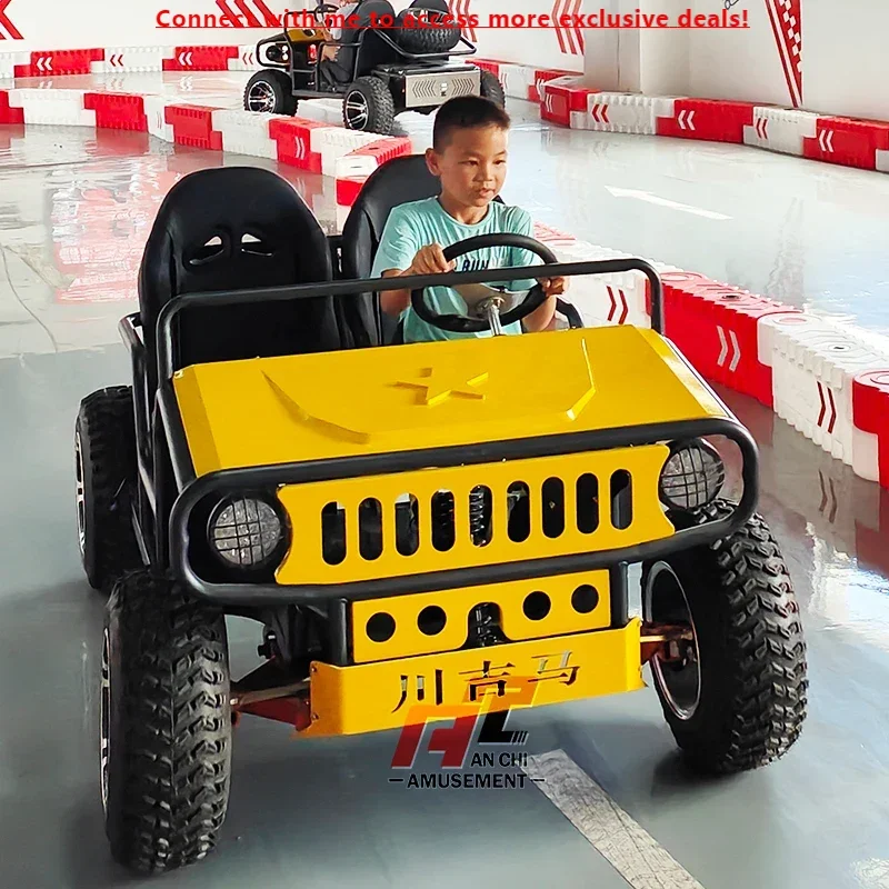 Hot Sale Electric Off Road Racing Karting Car 2seats Go Karts For Kids And Adults
