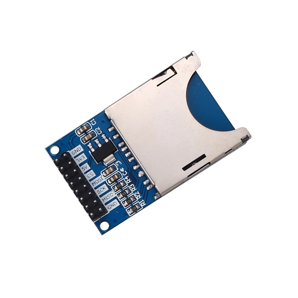 SD card read-write module microcontroller SD SPI interface SD card socket SD card module