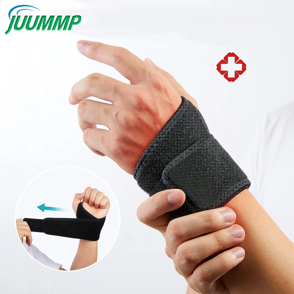 1Pcs Wrist Support Brace, Adjustable Carpal Tunnel Wrist Braces for Tendonitis, Arthritis,Hand Joint Pain Relief,Fits Both Hands