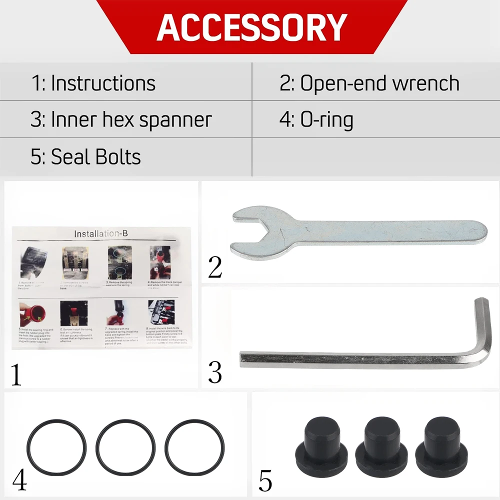 ترقية خنق دواسة فرامل دواسة الربيع عدة 3 قطعة ل لوجيتك G25 G27 G29 G920 سيارة سباق لعبة اكسسوارات لعبة قطع غيار السيارات #5