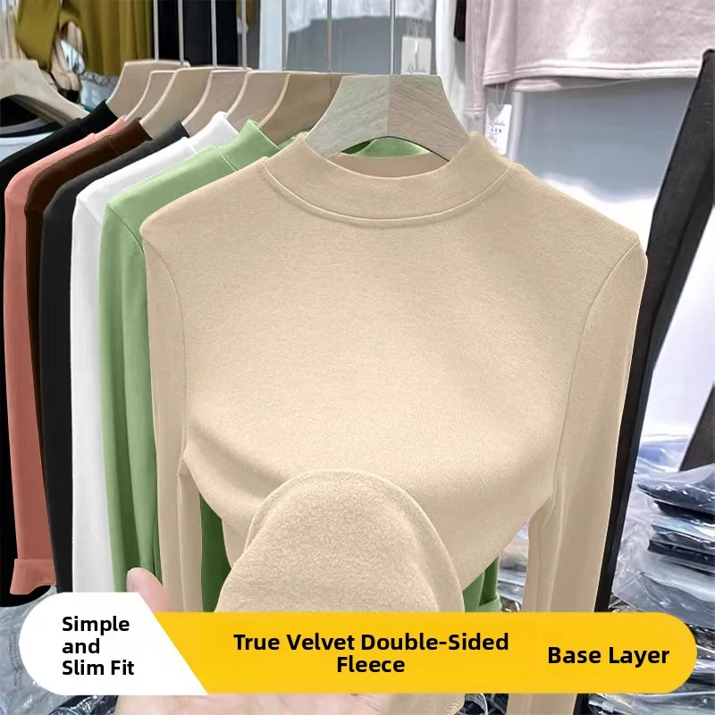 Dwustronna Kamera Mid-Ne Piękna Podstawa irt Damska Nowość Jesień Zima 2024 Ekskluzywna Sensacja Super Przystojna Inne...