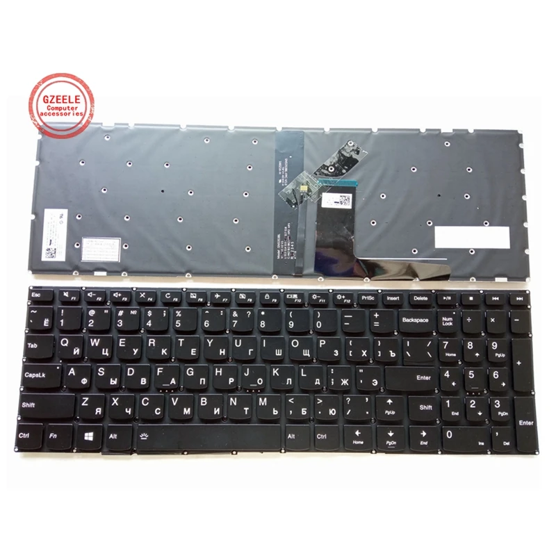 Klawiatura US/RU/SP do Lenovo Ideapad 310-15 110-15 110-15ISK 510-15 510s-15ISE/IKB V310-15ISK/IKB E52-80 110-15IKB/ACL/IBR/AST