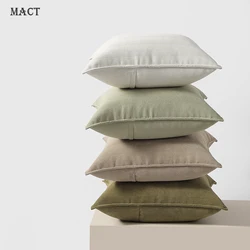 MACT Decorative Pillow Covers Soft Chenille Couch Throw Pillow Cushion Covers with Elegant Design for Sofa Bedroom Living Room