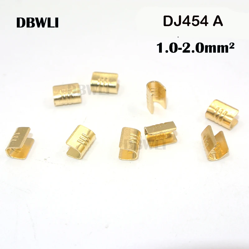 Connecteur terminal en forme de U DJ454A/B/C/D /T, connecteurs à froid, câble de connexion, cosse de câble, 1-10 mm2, 100 pièces/lot