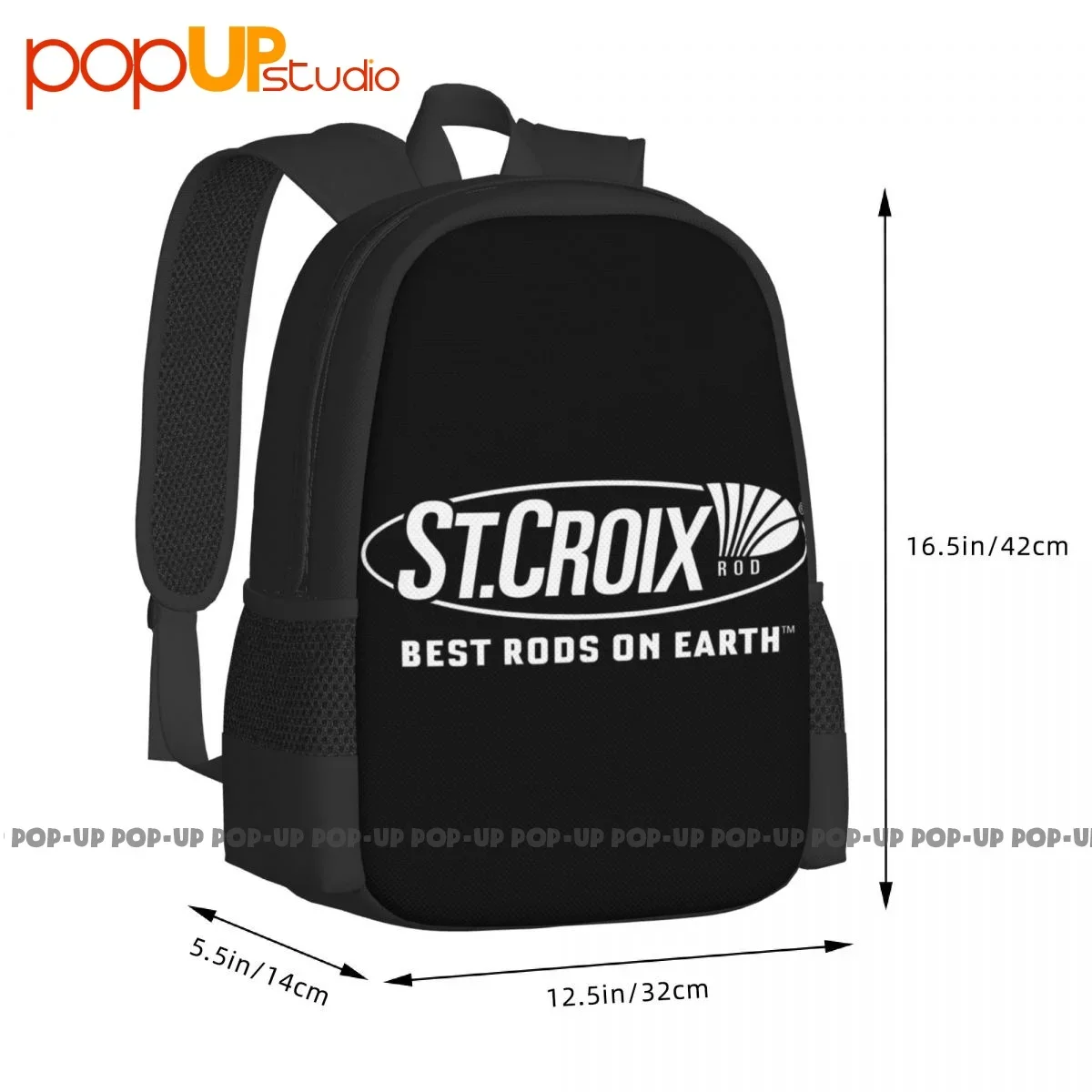 Mochila giratoria de fundición para cañas de pescar, bolsa de mano de gran capacidad para gimnasio y playa, Best St. Croix