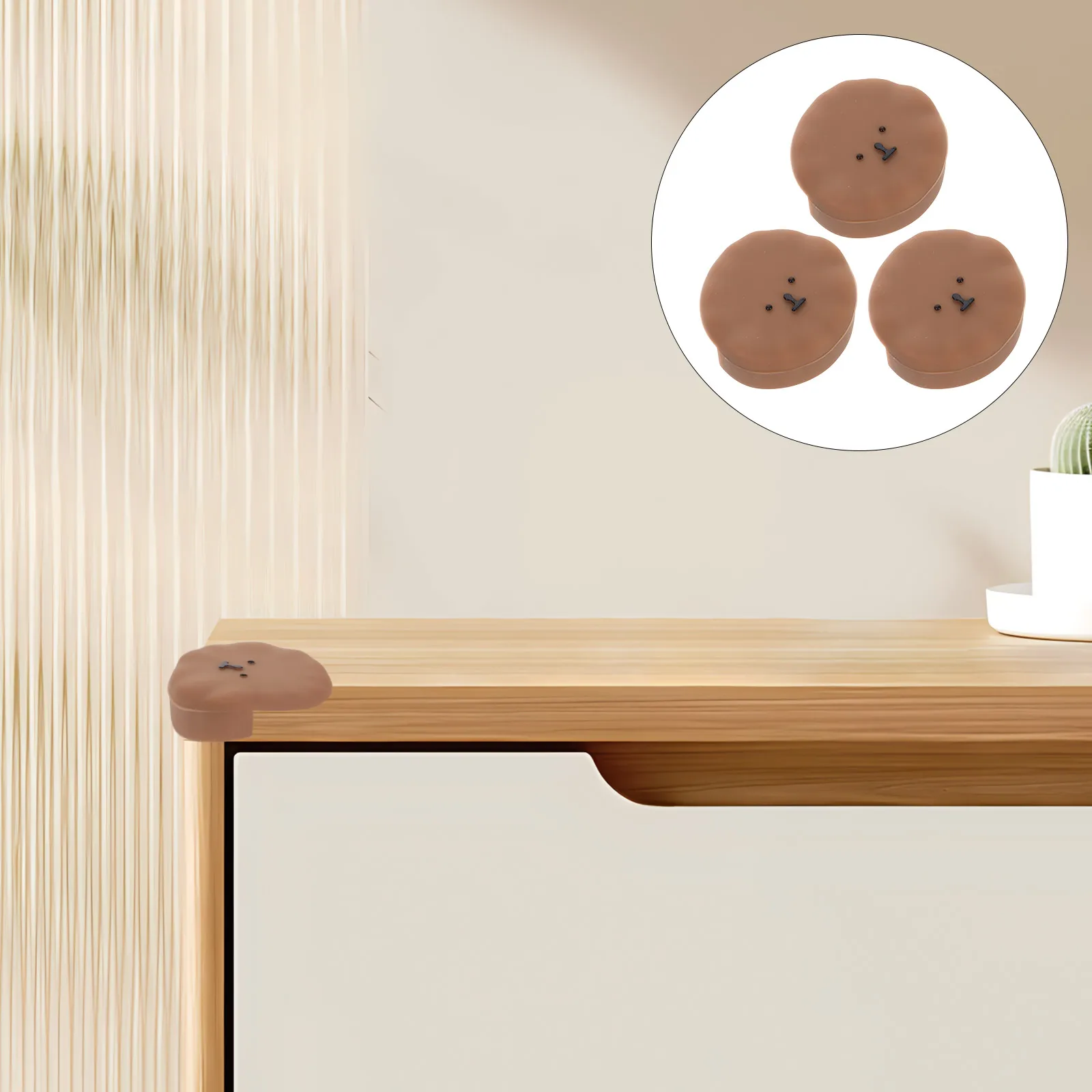 

3pcs Table Corner Protectors Baby Corner Protector Kids Safety Bumper Guards Cabinet Edge Anti Collision Furniture
