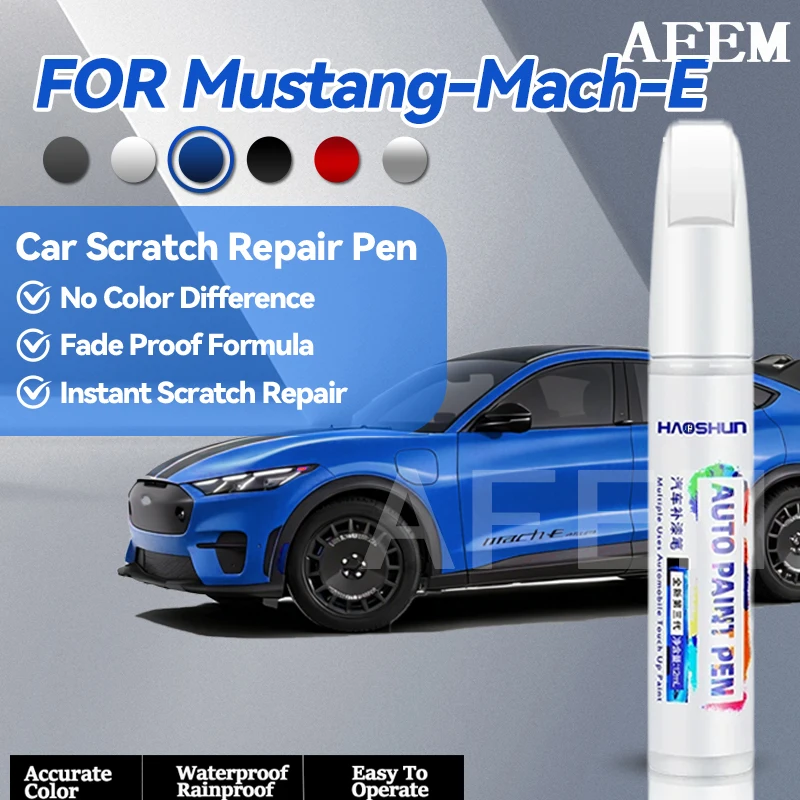 Specialized Automobiles For Ford Mustang Mach-E 2020-2025 CDX Paint Repair Pen Touch Up Scratch Remover DIY Auto Accessories Bla
