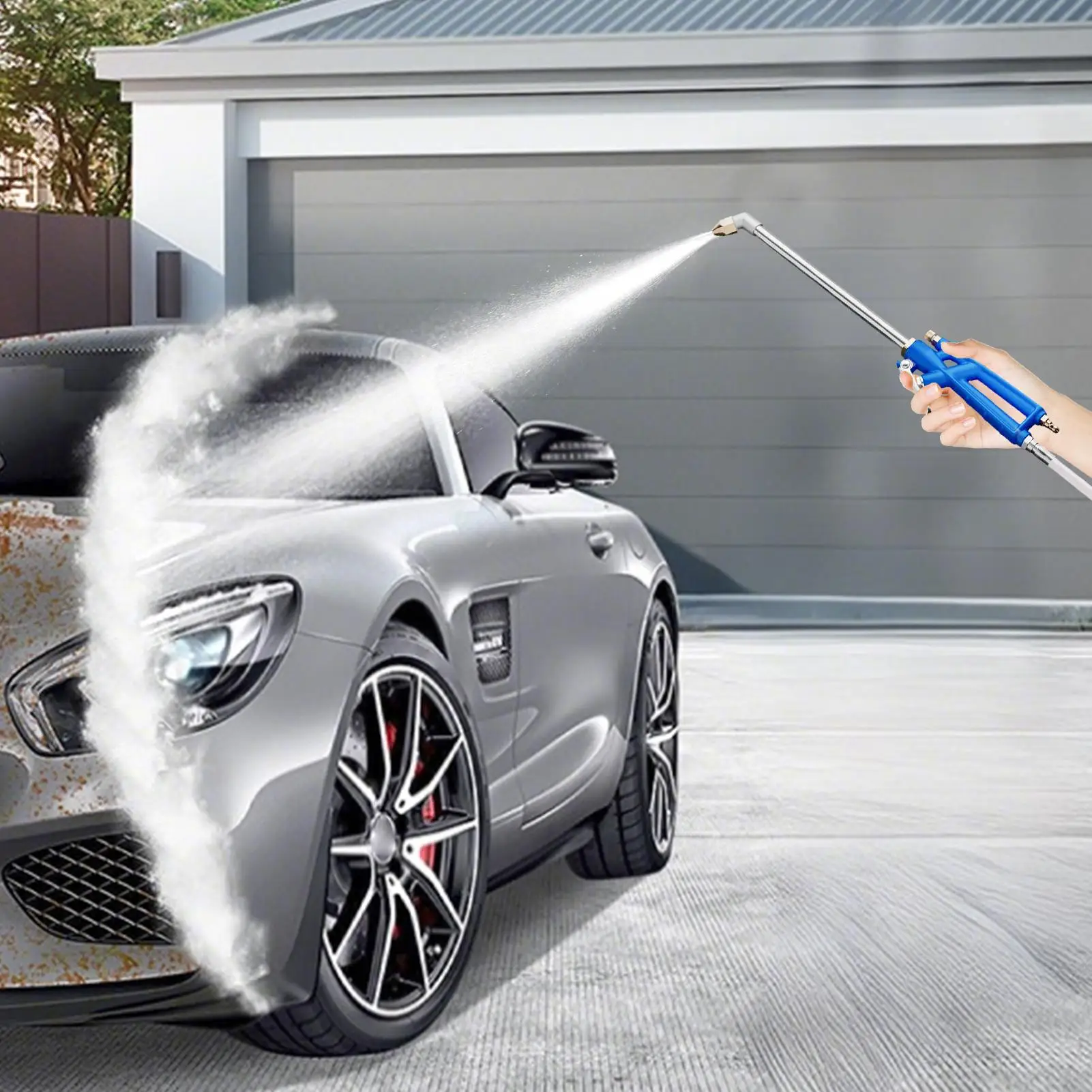 

Мойка высокого давления Распылитель для очистки воздуха и воды Мощный мойный инструмент для очистки канавок и зазоров