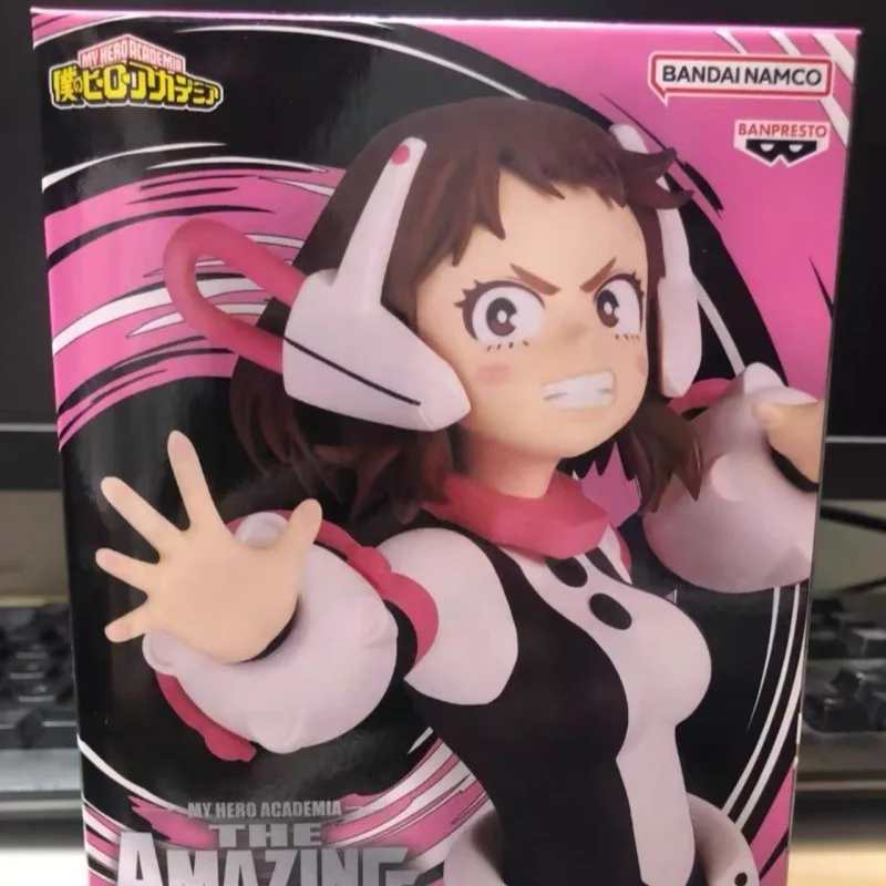

BANDAI в наличии, оригинальные Banpresto My Hero Academia, удивительные Uraraka Ochako Vol.32 аниме, подарки с героями мультфильмов, игрушки, модель, украшение