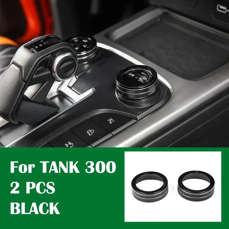 

Car Styling Center Console Multimedia Knob Switch Buttons Frame Cover Stickers Trim for Great Wall GWM WEY TANK 300 2022 2023