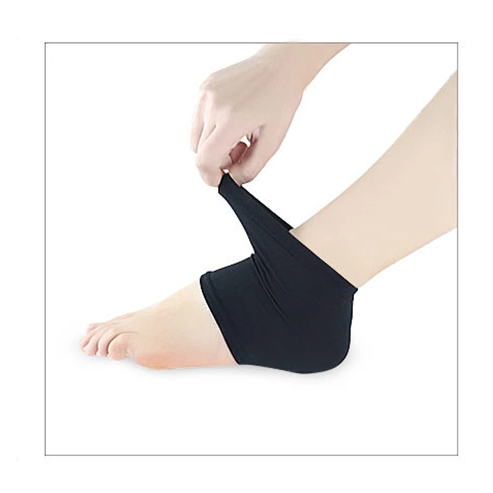 

Gel Heel Socks Protector Moisturizing Cover Absorbers Damping Sleeve Plantar Fasciitis Achilles Tendonitis Gel Pad Silicone