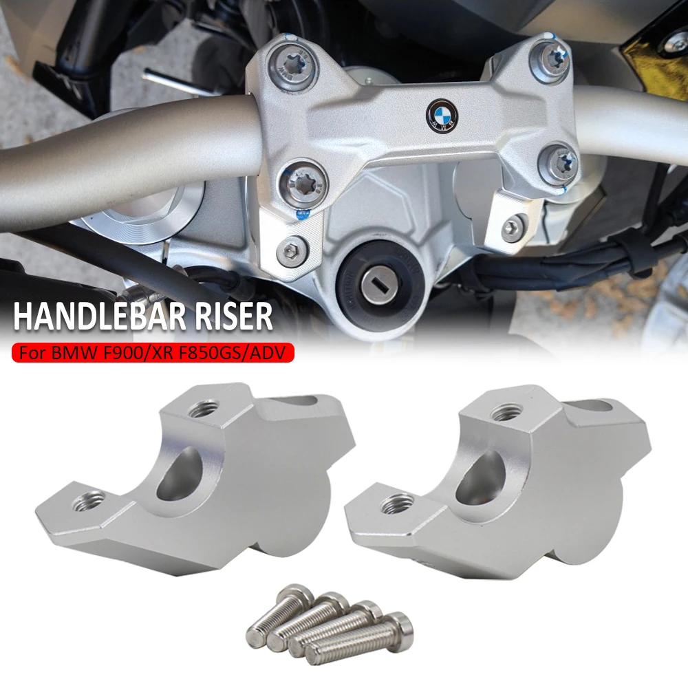 F850GS Adventure F850GS 2018 2019 2020 2021 Accessories CNC 28mm Handlebar Risers Clamp Height up Adapter For BMW F900R F900XR