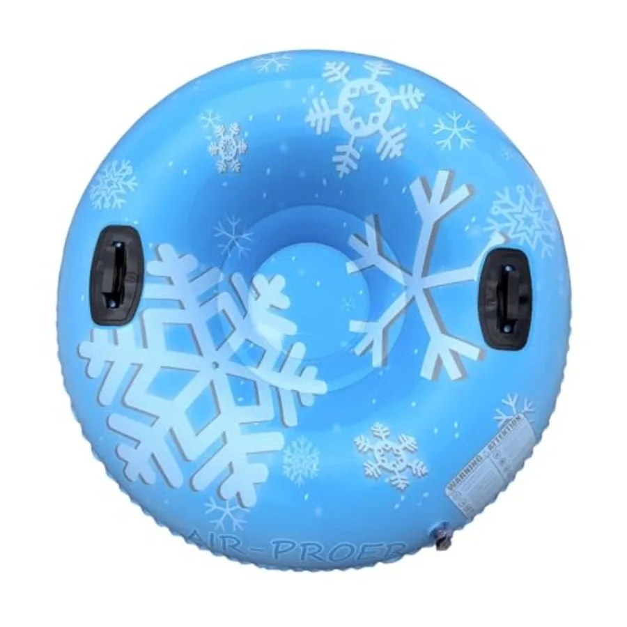 

Inflatable Snow Tube with Stable Handrail Design 96cm Winter Sled Tube Snow Tubing Sled Easy to Inflate for Utdoor Winter Drive