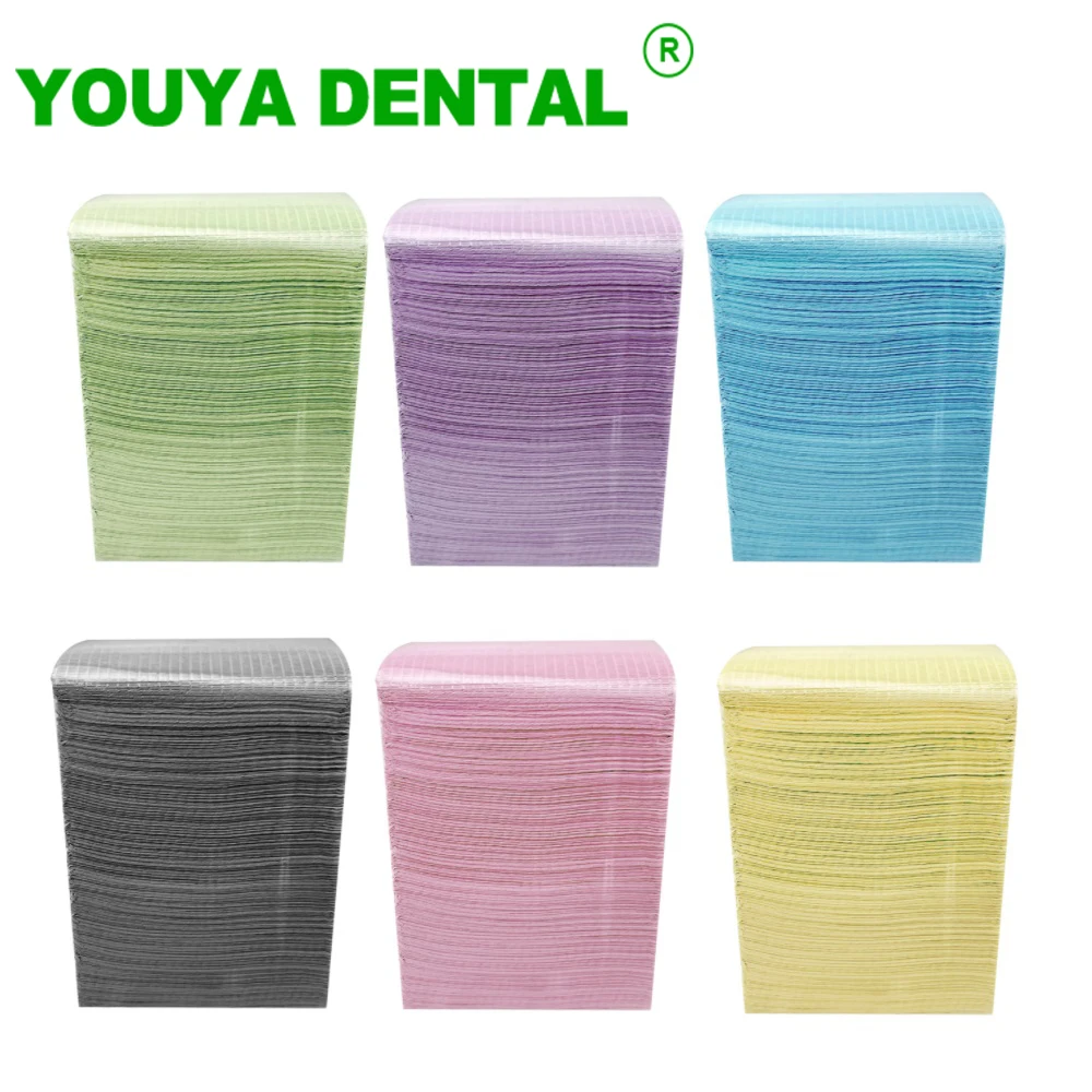 

125pcs/bag Disposable Waterproof Tattoo Clean Pad Tattoo Bibs Table Covers Dental Napkins Chest Towel Dentist Bibs Accessories