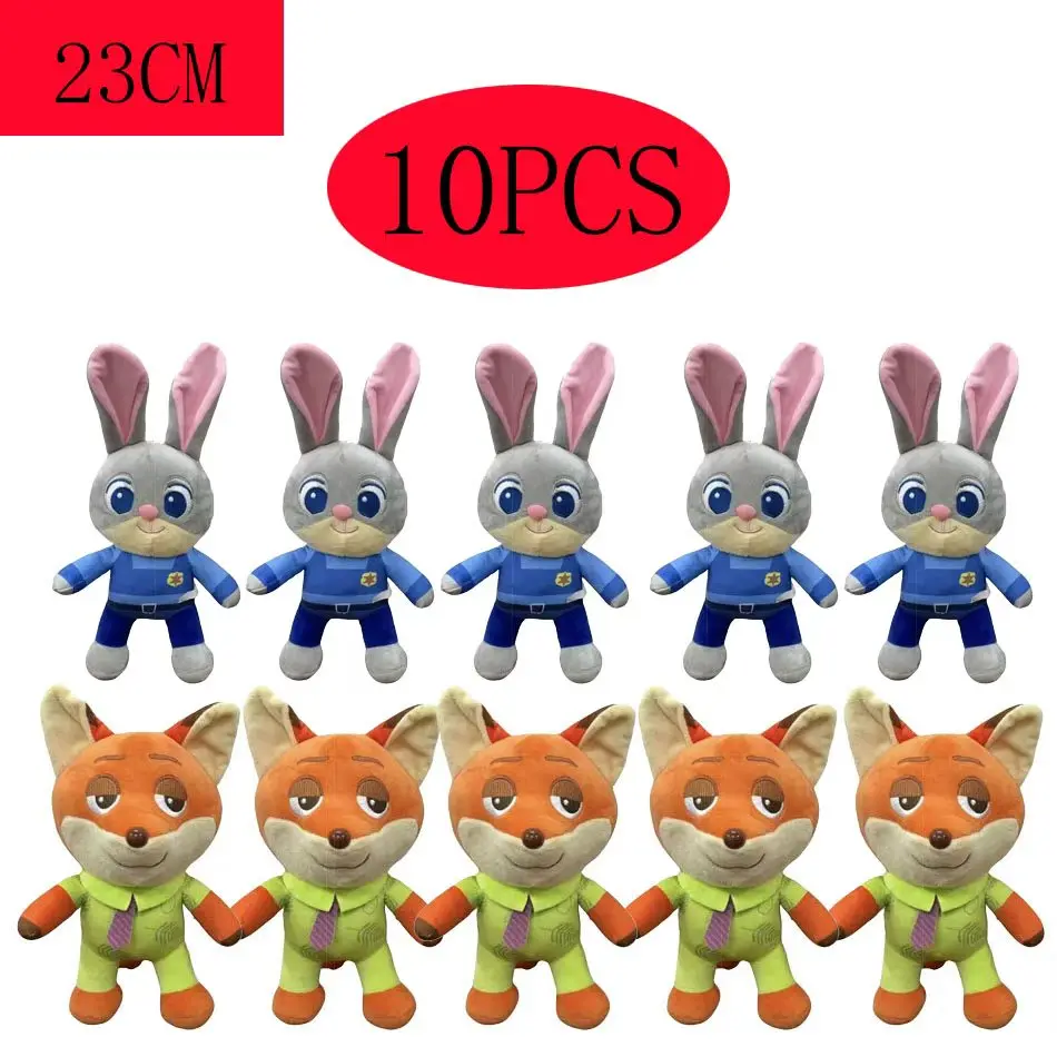 @@HotSALE Disney Cartoon Anime Filme Zootopia Brinquedo de Pelúcia Fox Nick Wilde Coelho Judy Hopps Boneca Animais de pelúcia macios Presentes de Natal