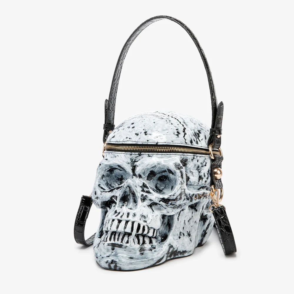 Skulls are funny Handbag for women houlder straddle bag