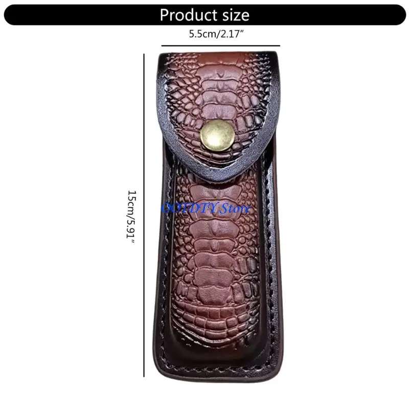 367A Leathers Knife Pouches Handmade Folding Knife Belt Loop Case Holder Bag view 4