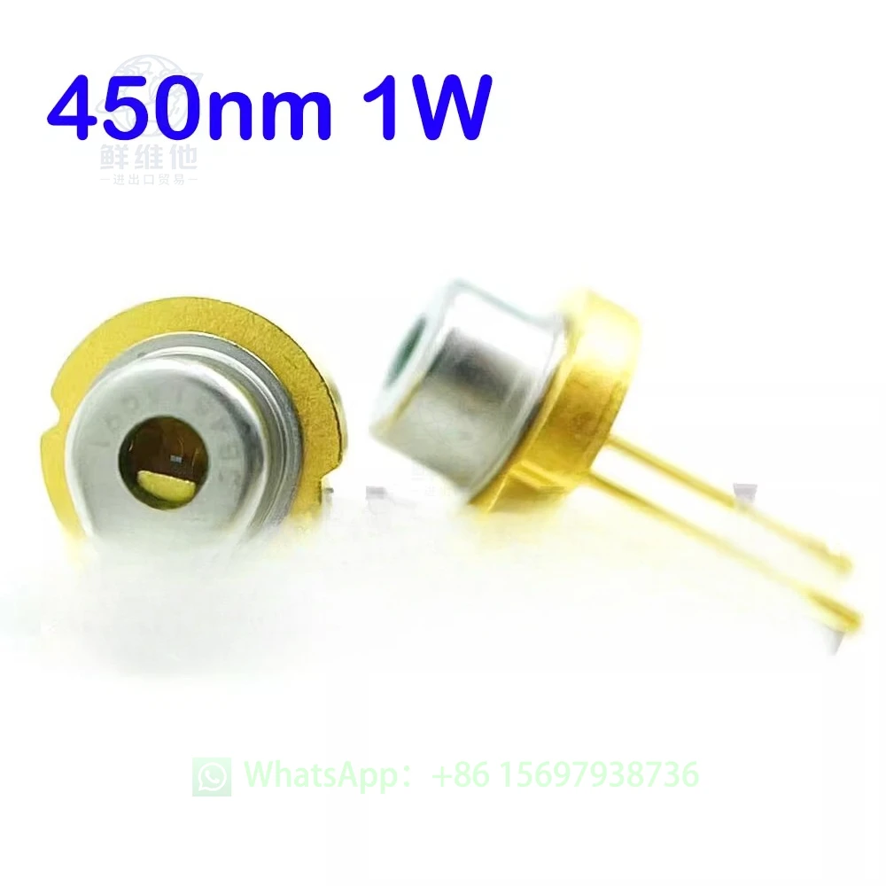 

GH04C01C2G 450nm Blue Laser Diode 1W, 1W Laser Head Module with Heat Sink, High Power Laser Diode
