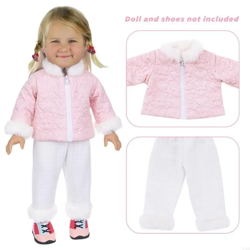 

Holiday Doll Outfits for 18 Inch Dolls Quilted Jackets Dress and Extras L8RB