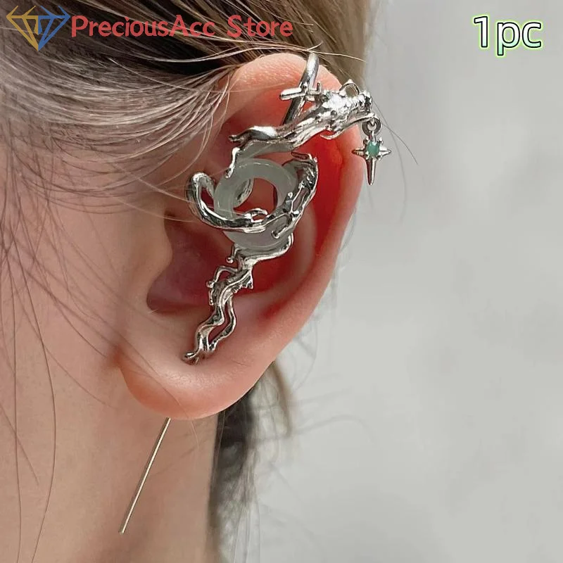 Retro Rose Cross Thorn Earring Fashion Dark Gothic Punk Unisex Piercing Ear Needle Ear Studs Jewelry Accessory