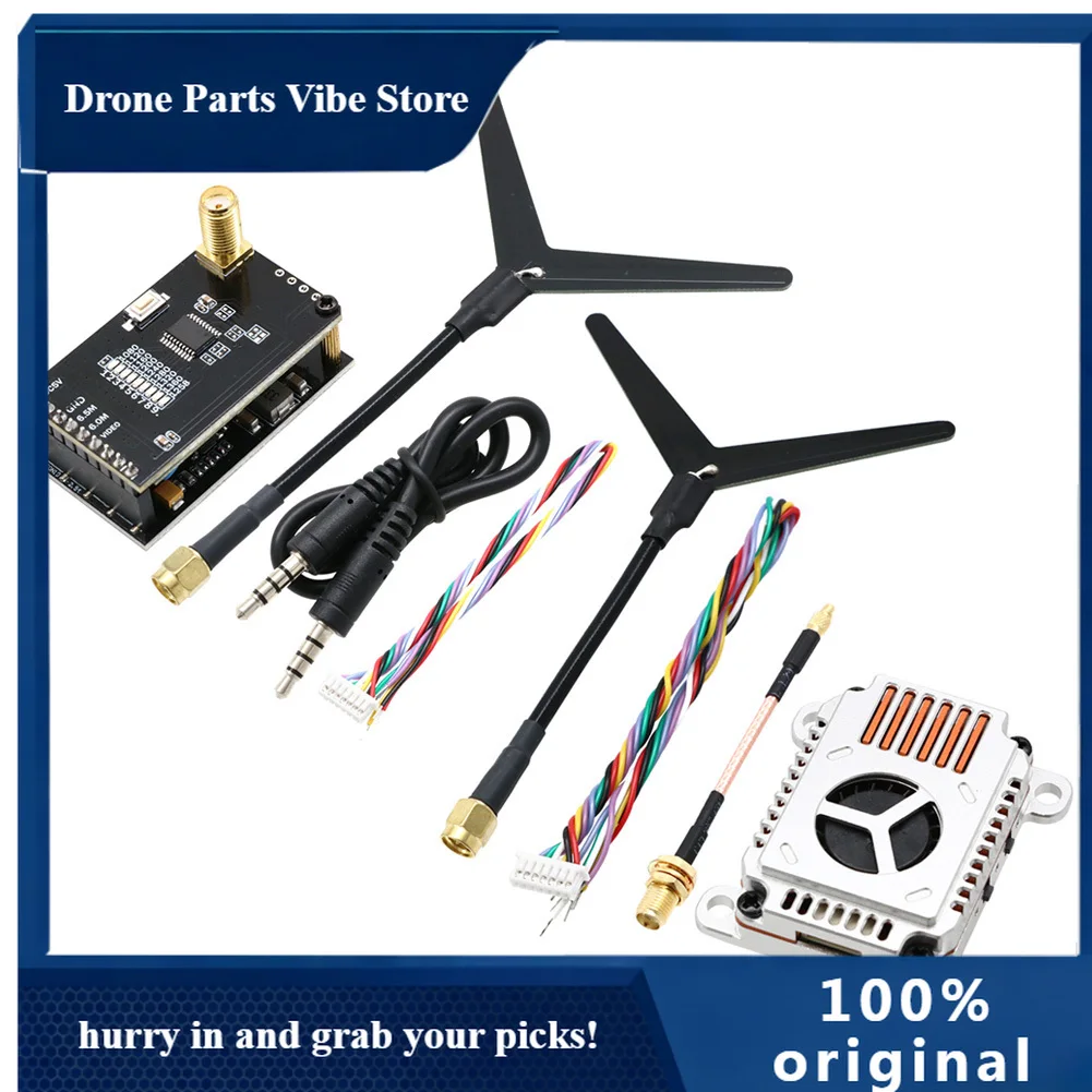 

AP1.2G 1.2GHz 1W 1.6W 2W 25mW/2000mW VTX Switchable Video Transmitter Module w/ 1.2G 8Ch VRX For FPV Long Range Racing Drone