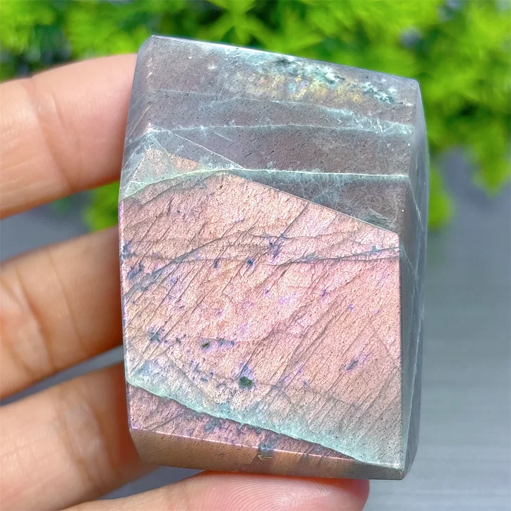 Purple Labradorite Free Form Natural Crystal Home Decoration Room decor Luck Quartz Stone Garden Healing Energy Love Gifts Craft