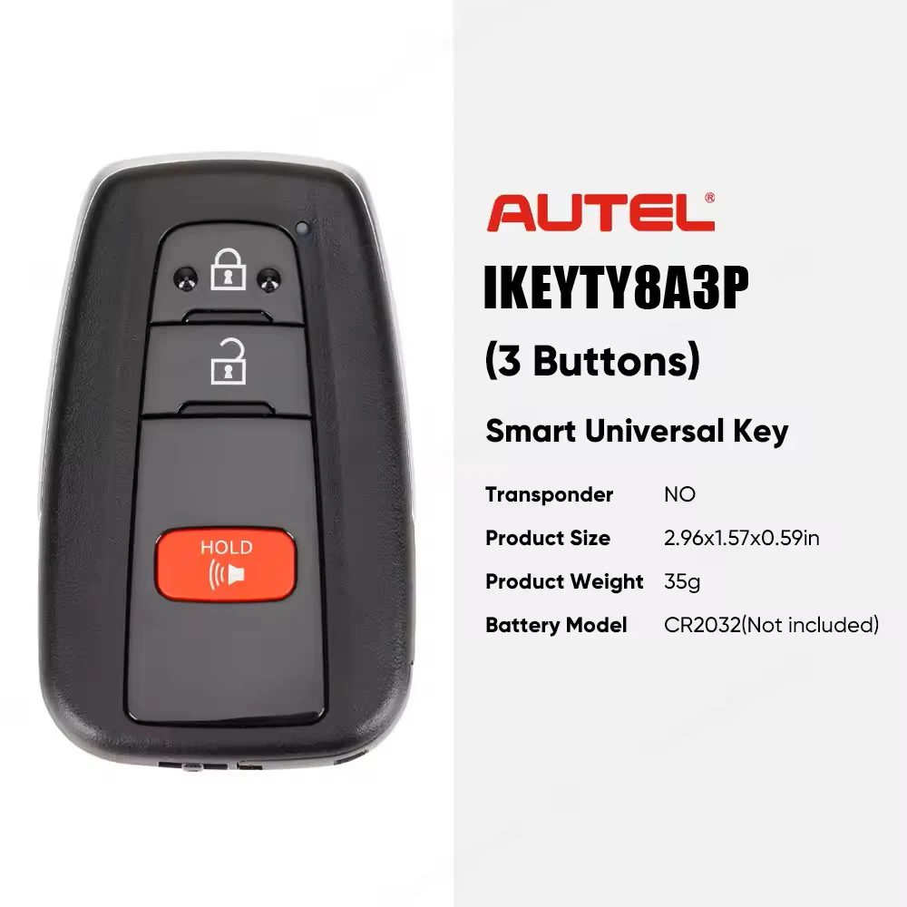 Autel iKeyユニバーサルスマートキー トヨタスタイル 8Aチップ MaxiIM