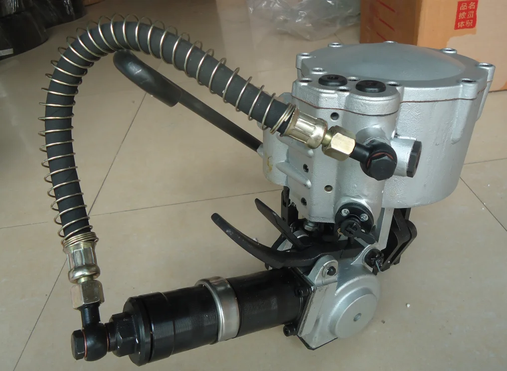 TGS يده الهوائية الصلب حزام التفاف آلة التوتر أداة لختم قطع البليت التعبئة المغلقة للورق #6