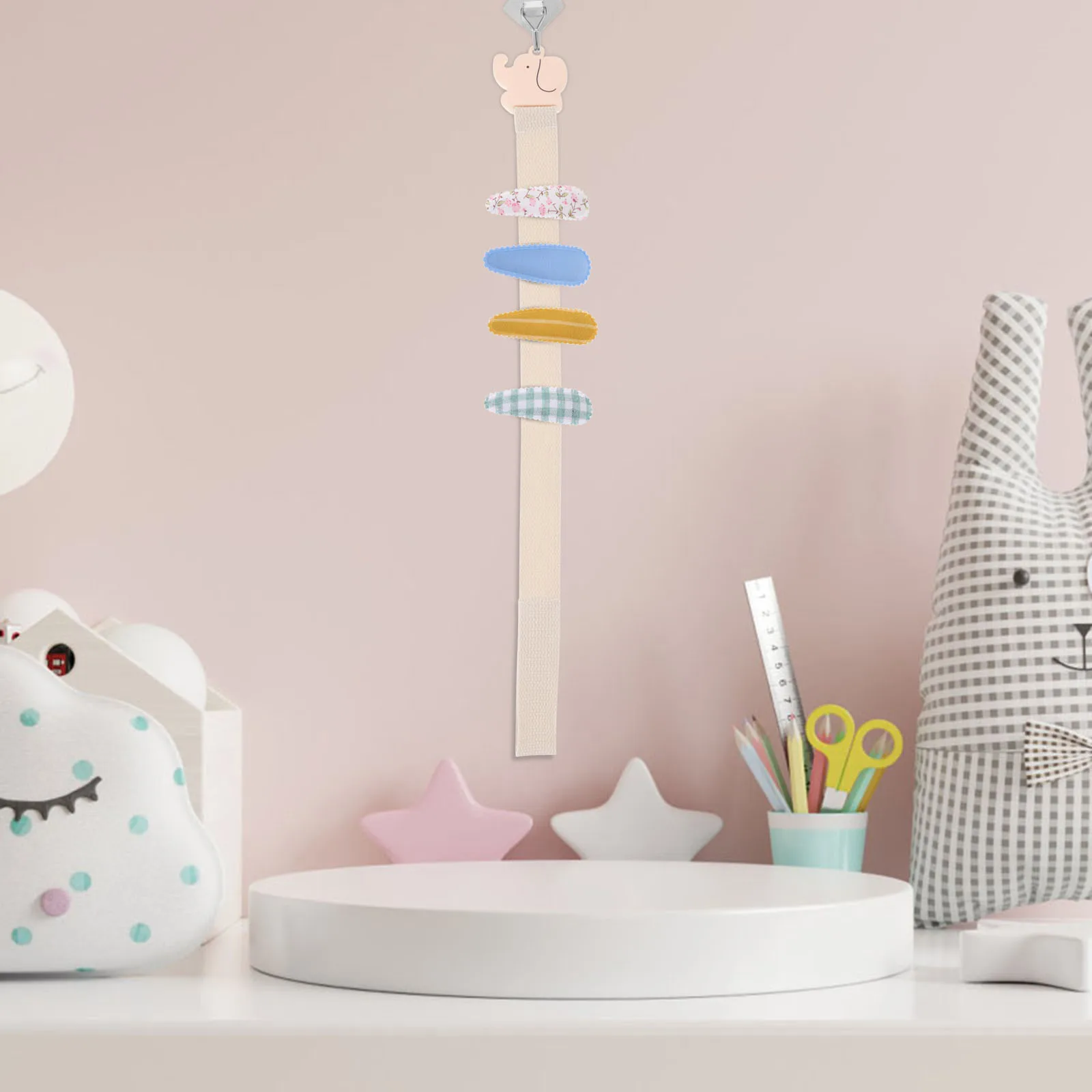 

Silicone Cartoon Hair Bow Holder Wall Hanging Multifunctional Hair Accessory Organizer Headband Storage Rack For Toddler Girls