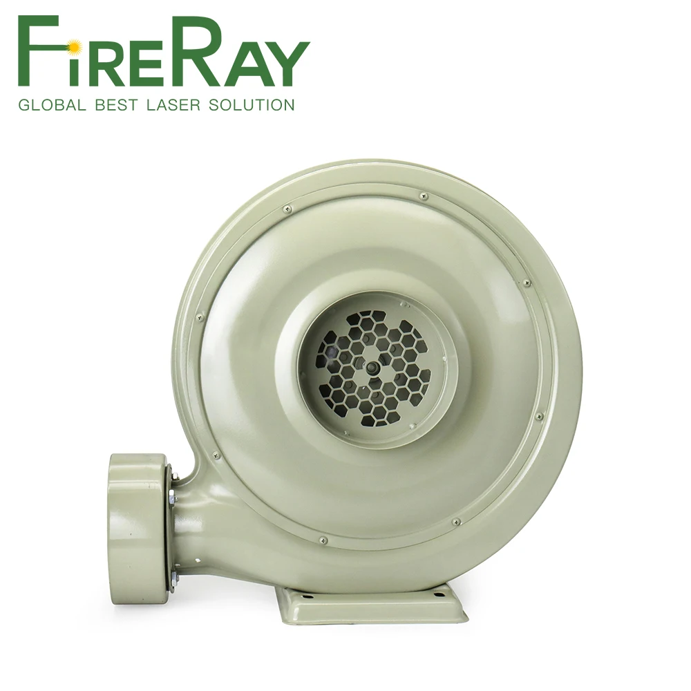 Fireray 250w 220v 380v exaustor centrífugo para máquina de corte gravador a laser co2 pressão média menor ruído