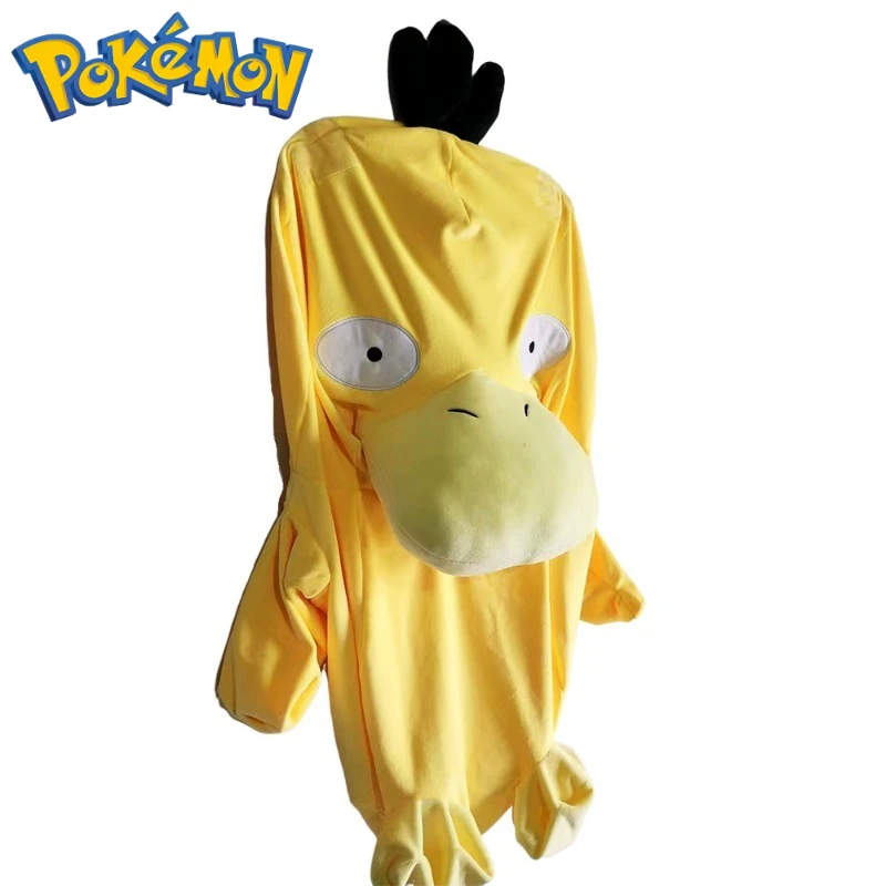 25-100CM tamaño grande Pokemon Psyduck solo ropa muñecas de peluche suave no relleno muñecos de peluche de dibujos animados juguetes semiacabados