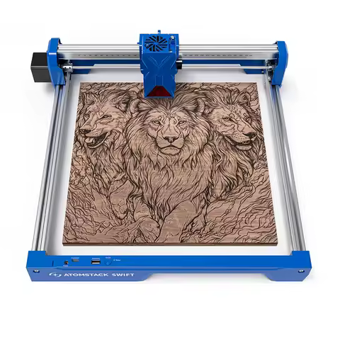 New ATOMSTACK SWIFT 7W Portable Laser Engraver DIY Laser Cut Engraving Machine Engrave Logo Wood Painted Acrylic Glass Leather