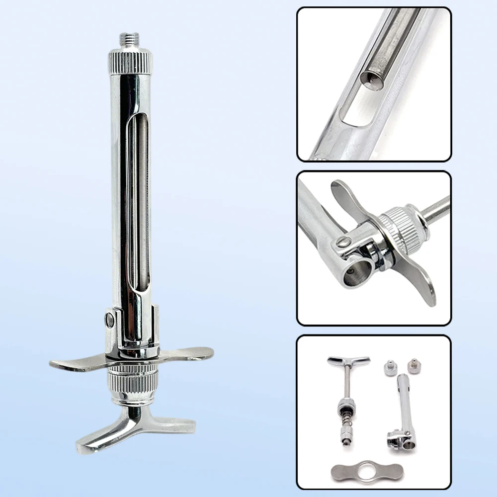 

2.2ml stainless steel dental syringe with quantitative dispenser for accurate medical and dental dosing precision tool for denti